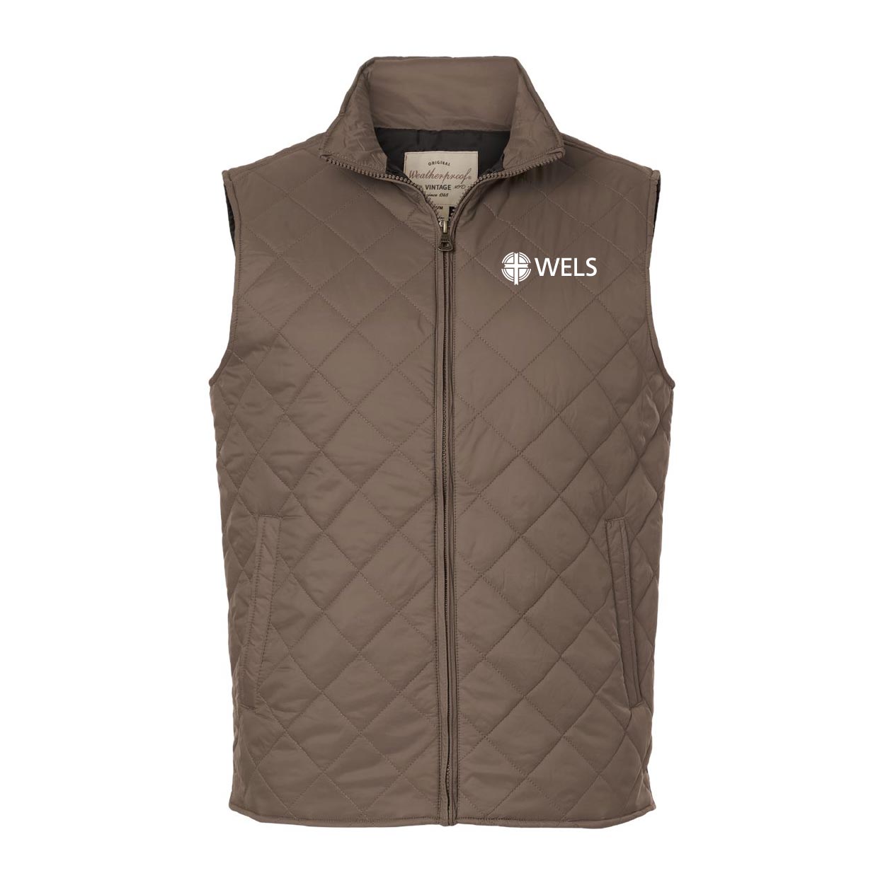 Men's Vintage Diamond Quilted Vest