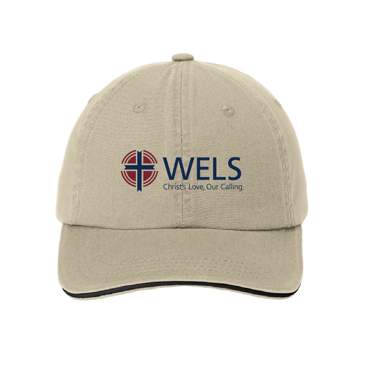 Port Authority Sandwich Bill Cap with Striped Closure