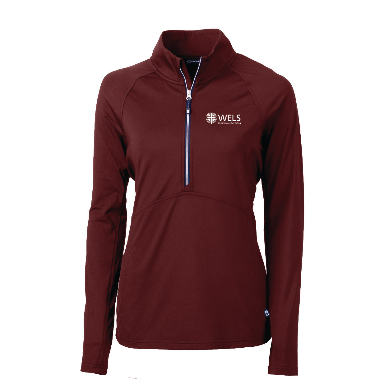 Cutter & Buck Adapt Eco Knit Stretch Recycled Womens Half Zip Pullover