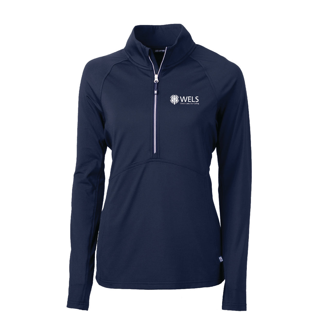 Cutter & Buck Adapt Eco Knit Stretch Recycled Womens Half Zip Pullover