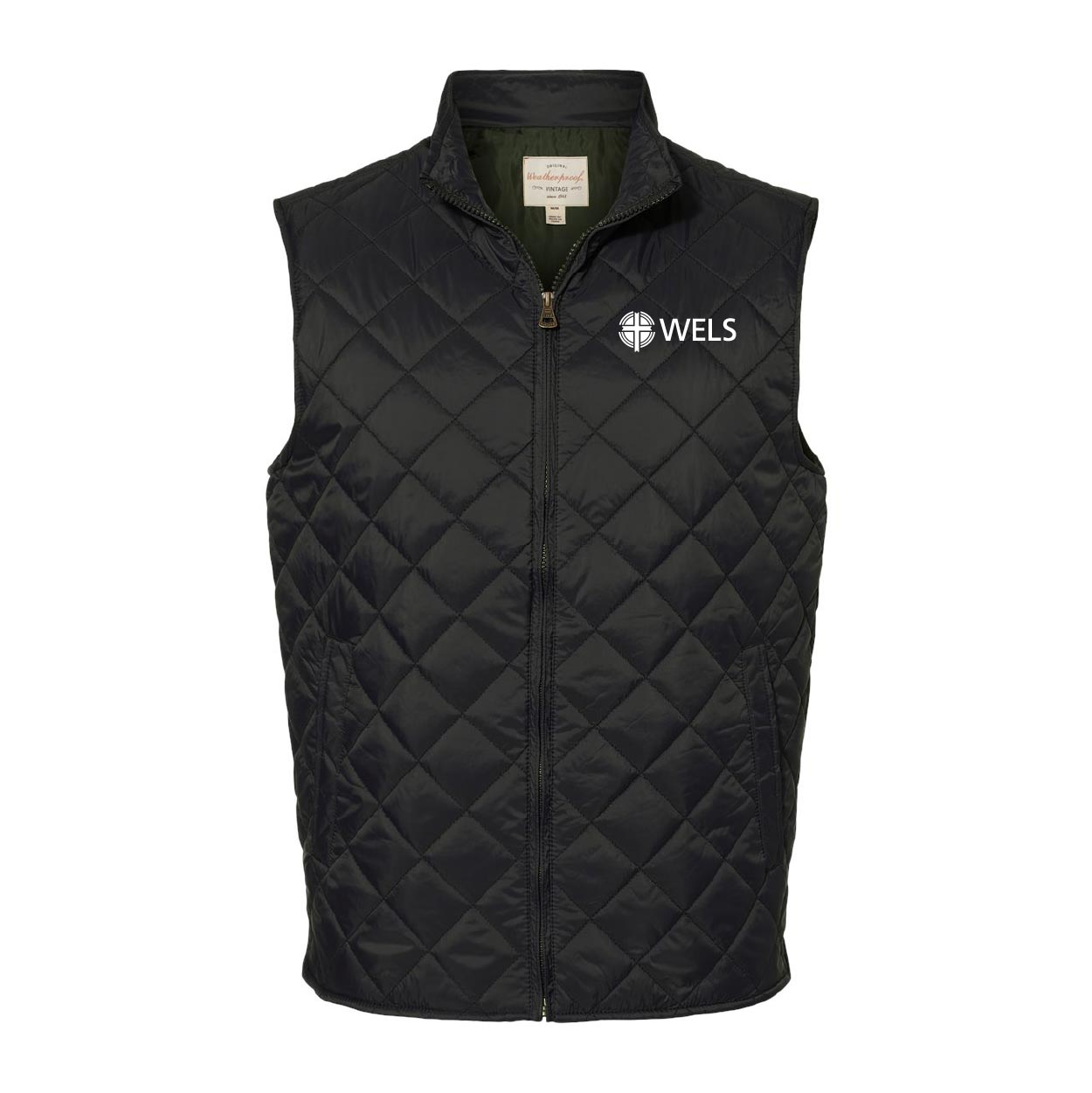 Men's Vintage Diamond Quilted Vest