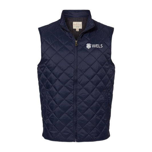 Men's Vintage Diamond Quilted Vest