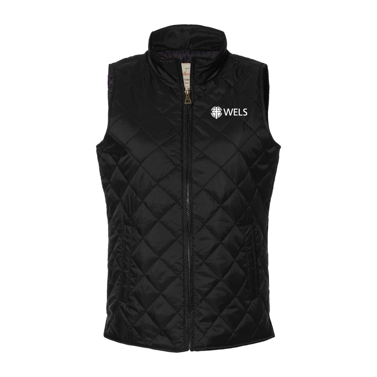 Women's Vintage Diamond Quilted Vest