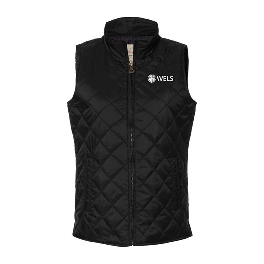 Women's Vintage Diamond Quilted Vest