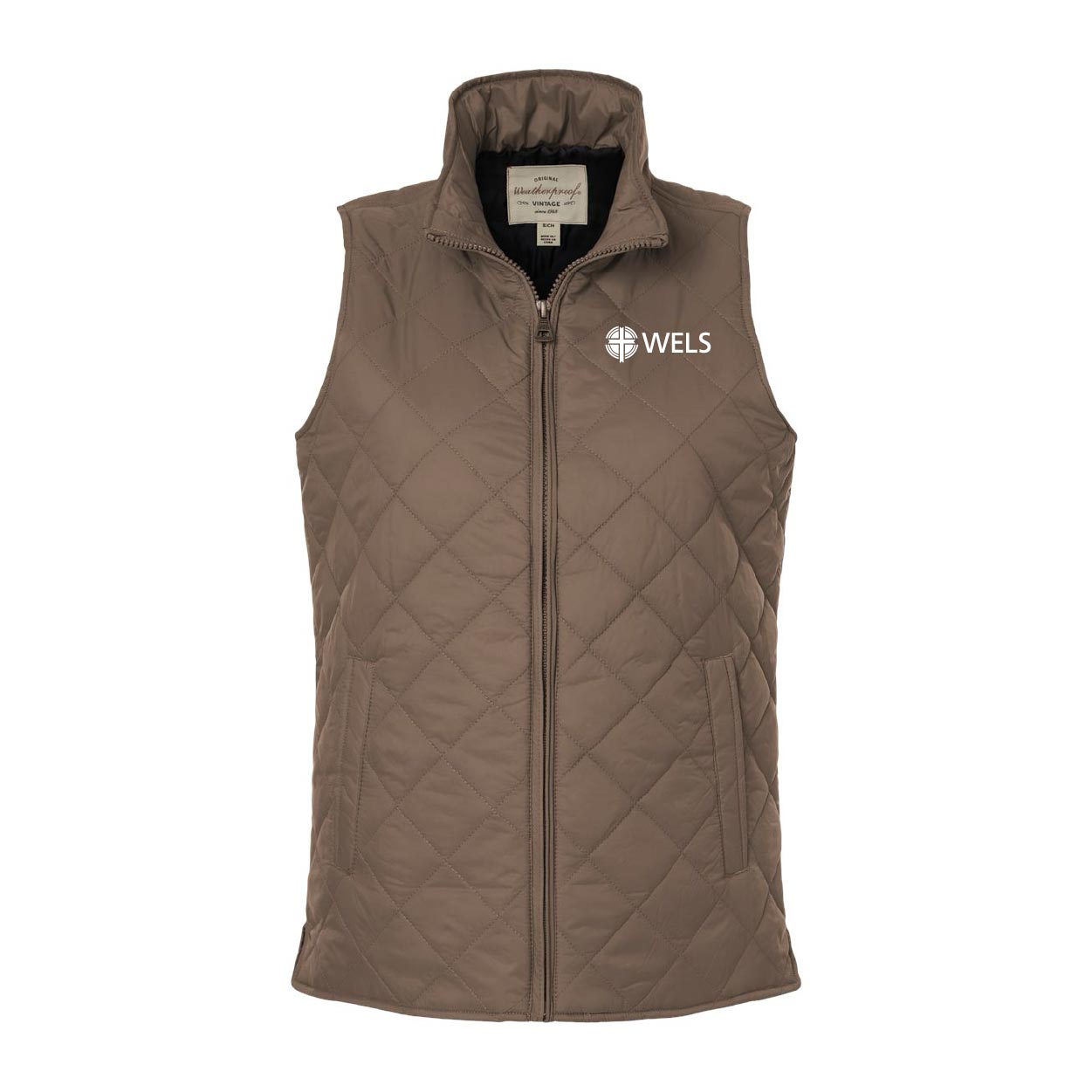 Women's Vintage Diamond Quilted Vest